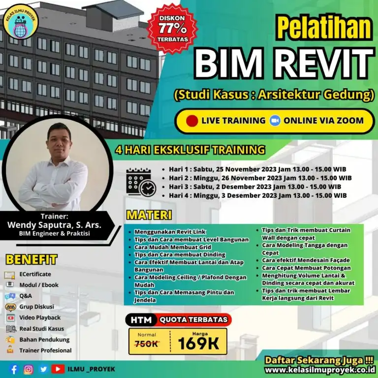Revit Arsitektur Batch 8 – Live Training
