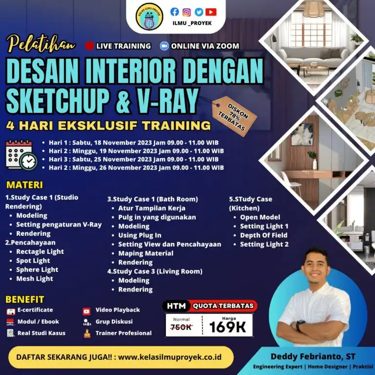 Desain Interior batch 7 – Live Training