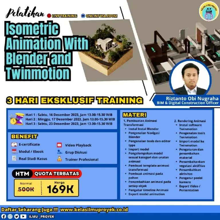 Isometric Animation With Blender + Twinmotion – Live Training