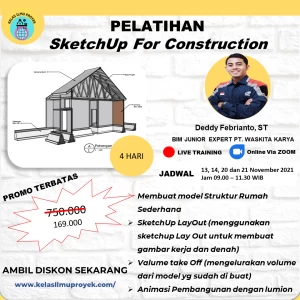 Sketchup For Contruction Batch 1 - Live Training