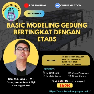 Basic Modeling Struktur Dengan Etabs - Live Training