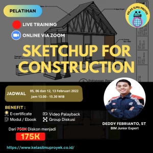Sketchup For Construction Batch 2 -Live Training