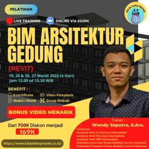 BIM Arsitektur Gedung Batch 4 - Live Training